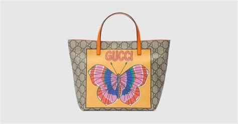 gucci tote kid butterfly|gucci backpack for kids.